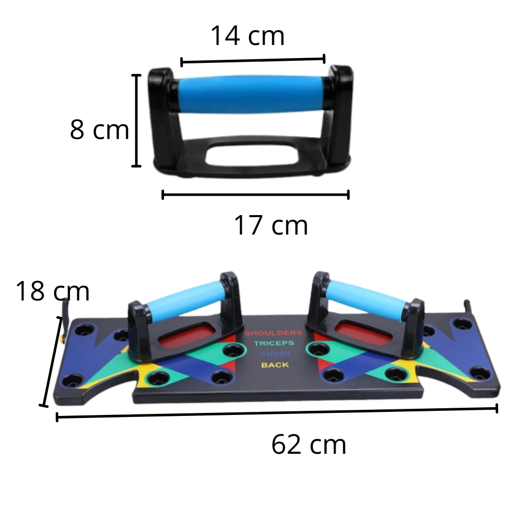 9 in 1 tavola per l'allenamento power up - Ozerty