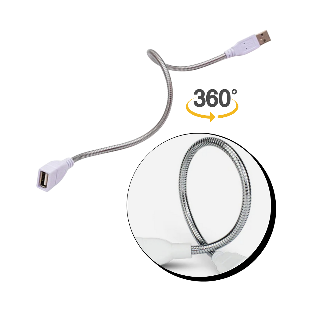 Luce di crescita per piante USB LED con palo flessibile