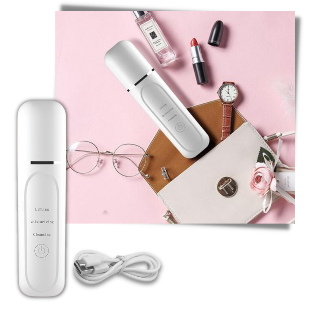 Scrubber ultrasonico per la pulizia profonda del viso - Ozerty