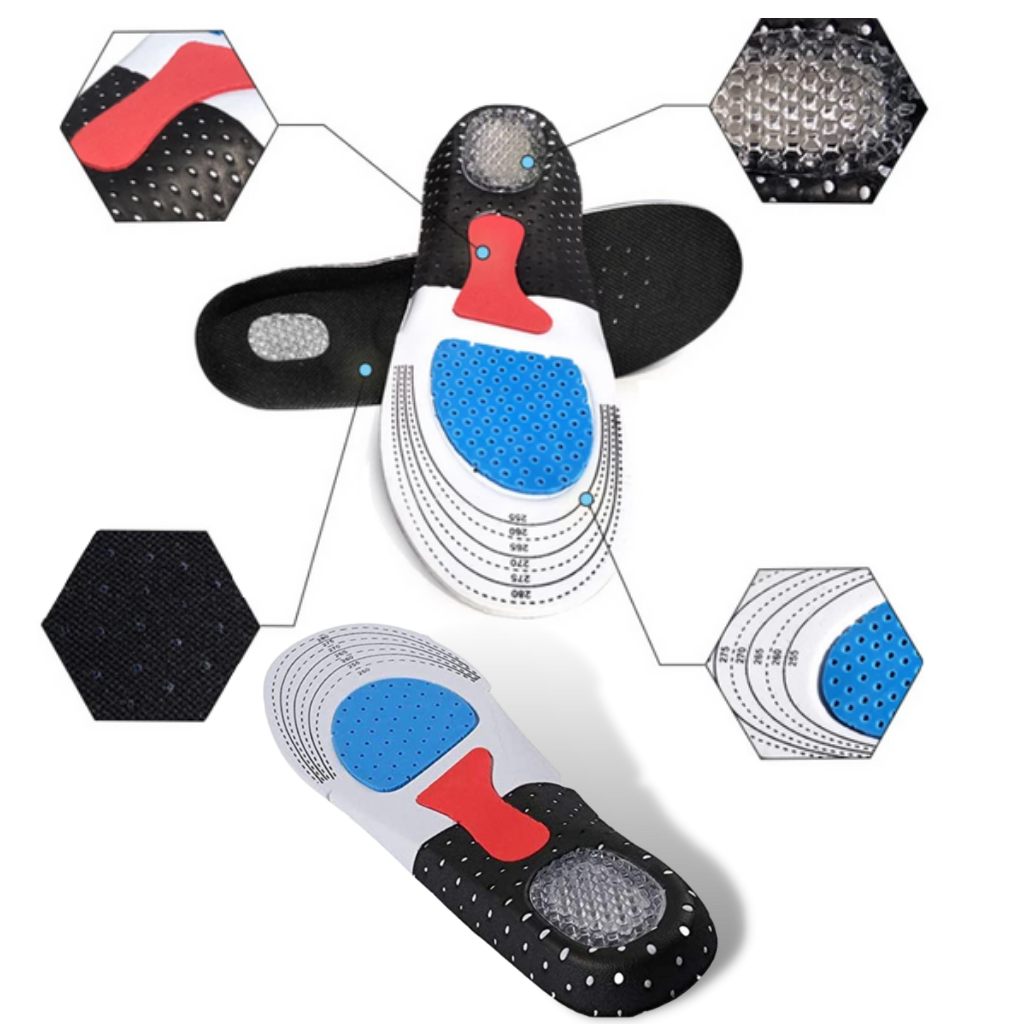 Solette gel unisex per scarpe da corsa - Ozerty