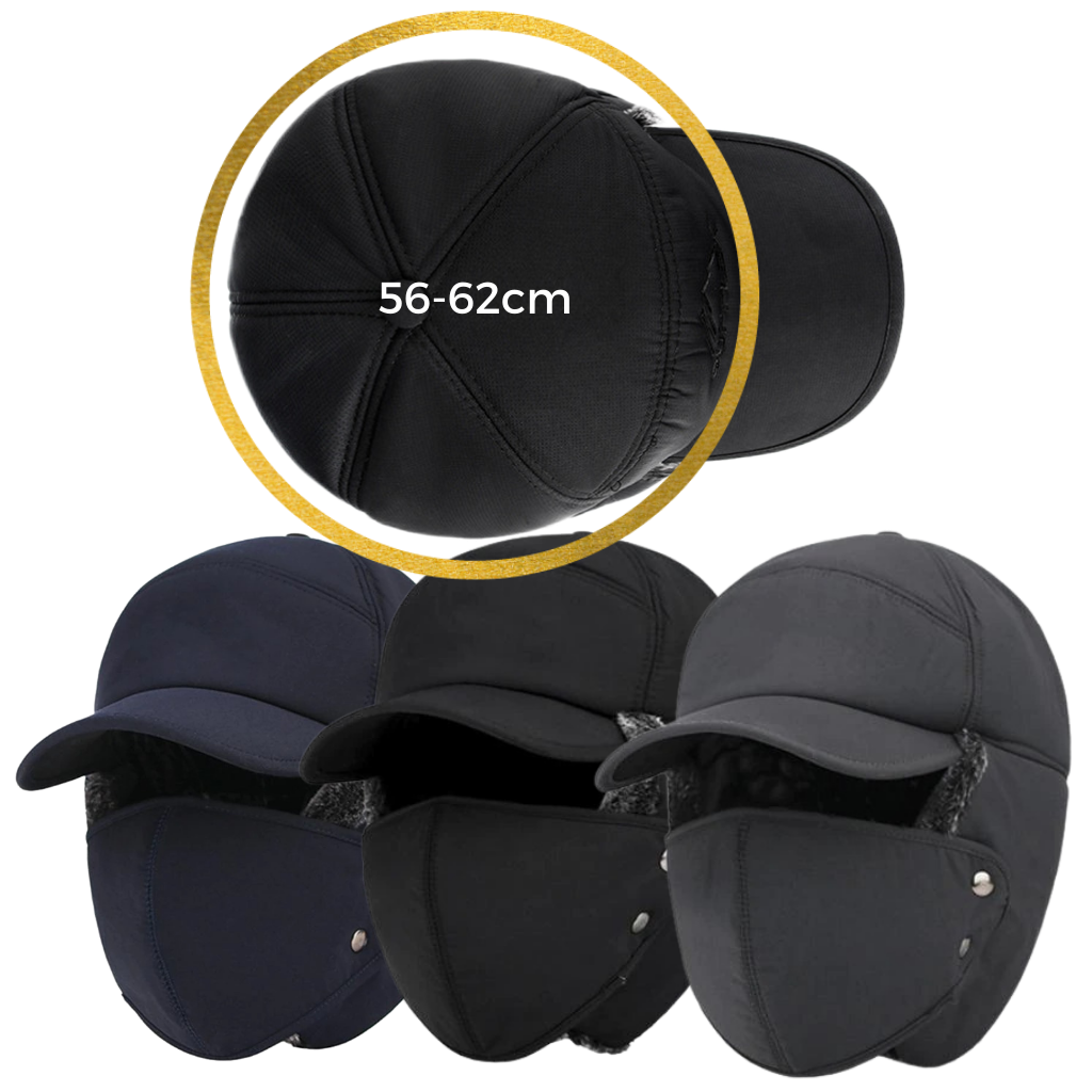 Cappello antivento unisex per la protezione delle orecchie e del viso