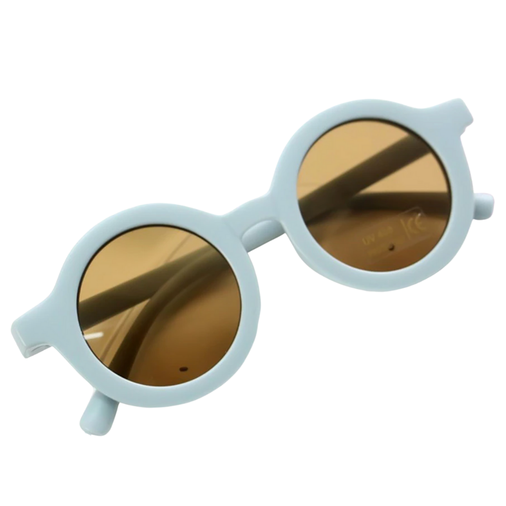 Vintage round sunglasses for children from 1 to 5 years old