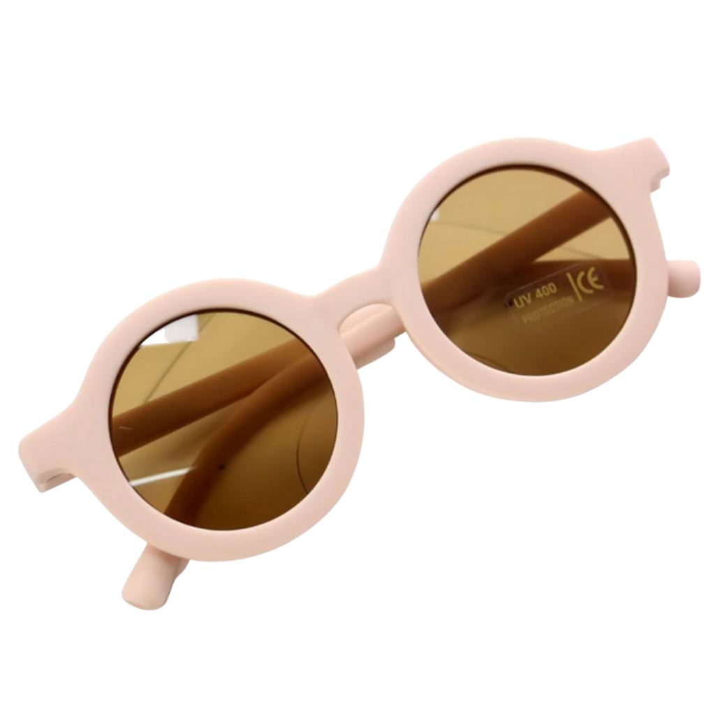 Vintage round sunglasses for children from 1 to 5 years old