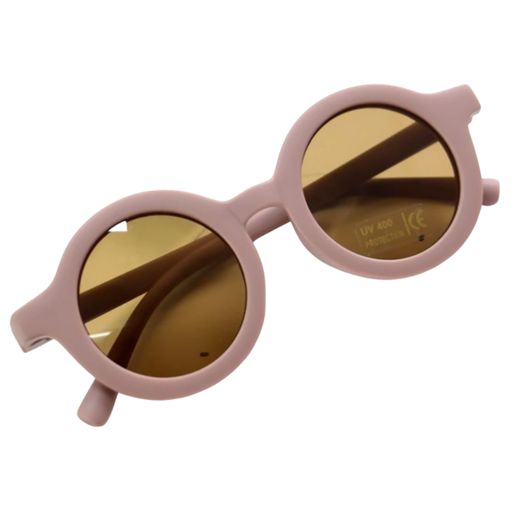 Vintage round sunglasses for children from 1 to 5 years old