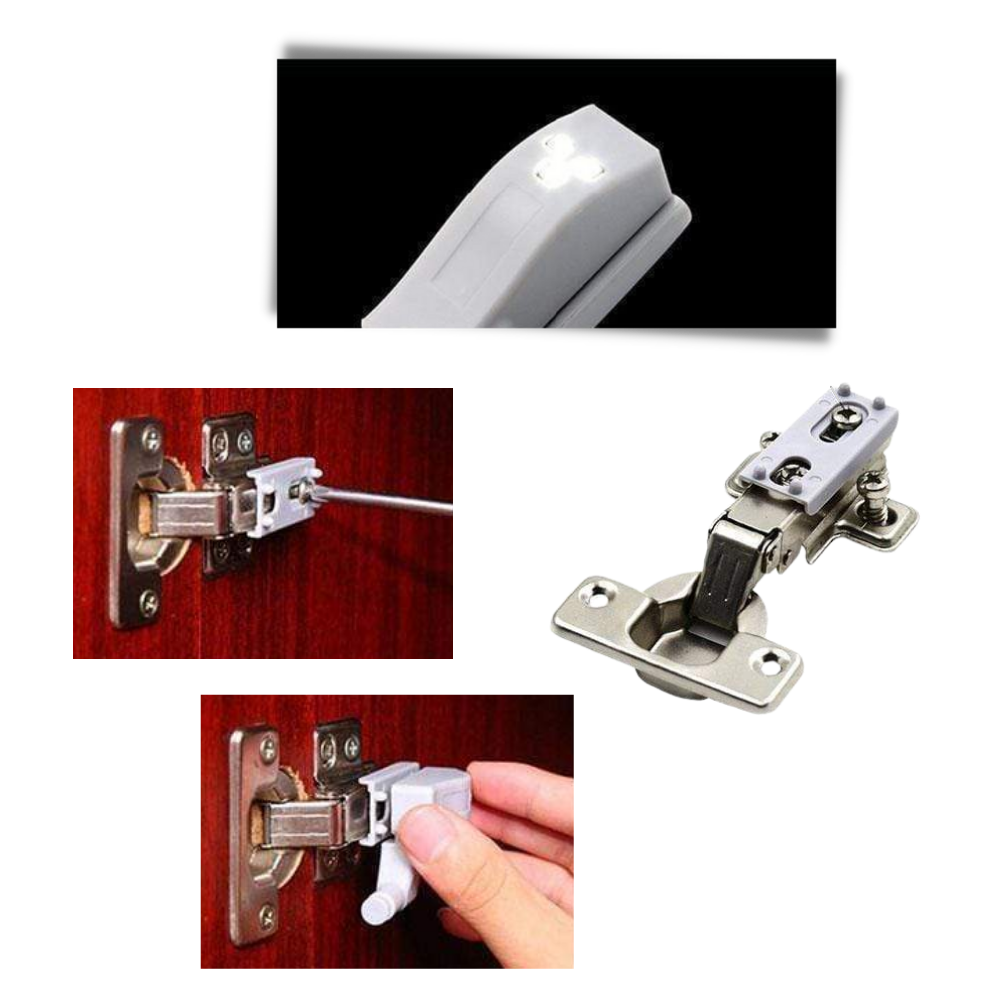 Confezione da 3 luci a LED a cerniera - Ozerty