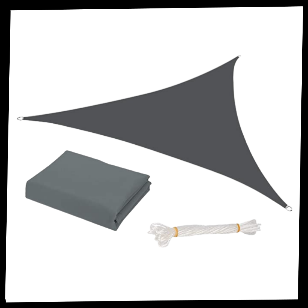 Vela parasole a triangolo resistente all'acqua - Ozerty