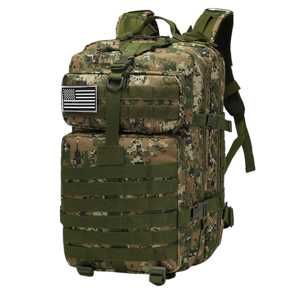 Heavy duty 50L camping backpack