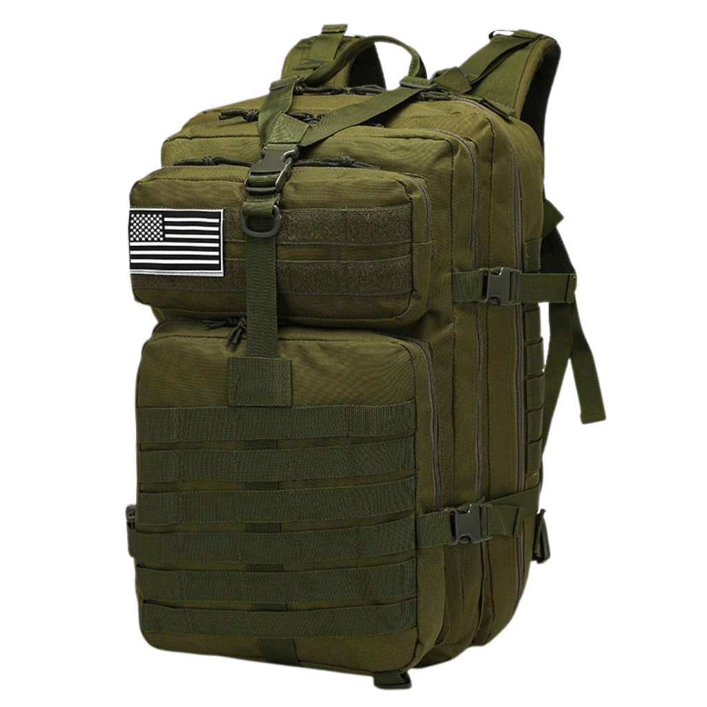 Heavy duty 50L camping backpack