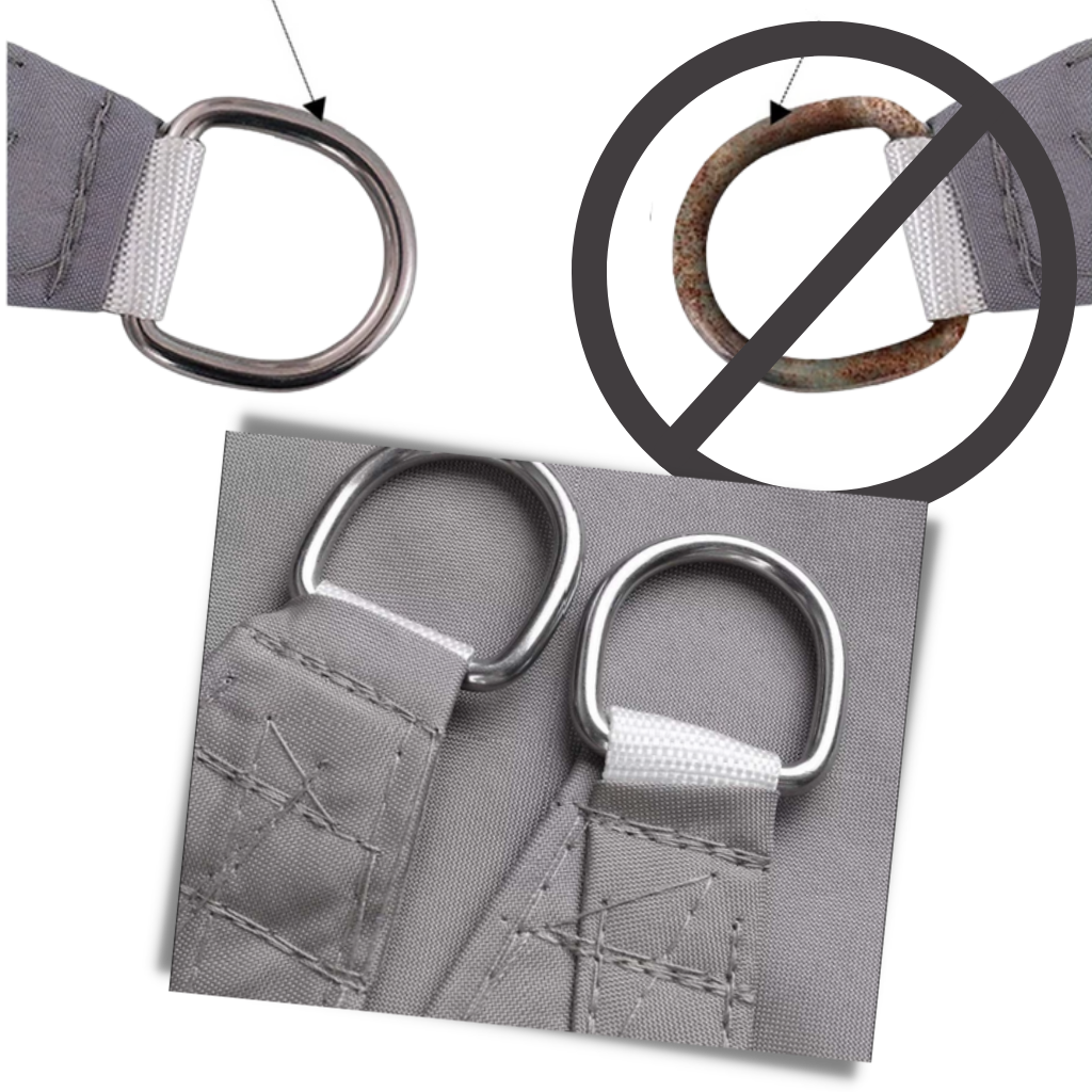 Parasole rettangolare resistente alle intemperie vela - Ozerty