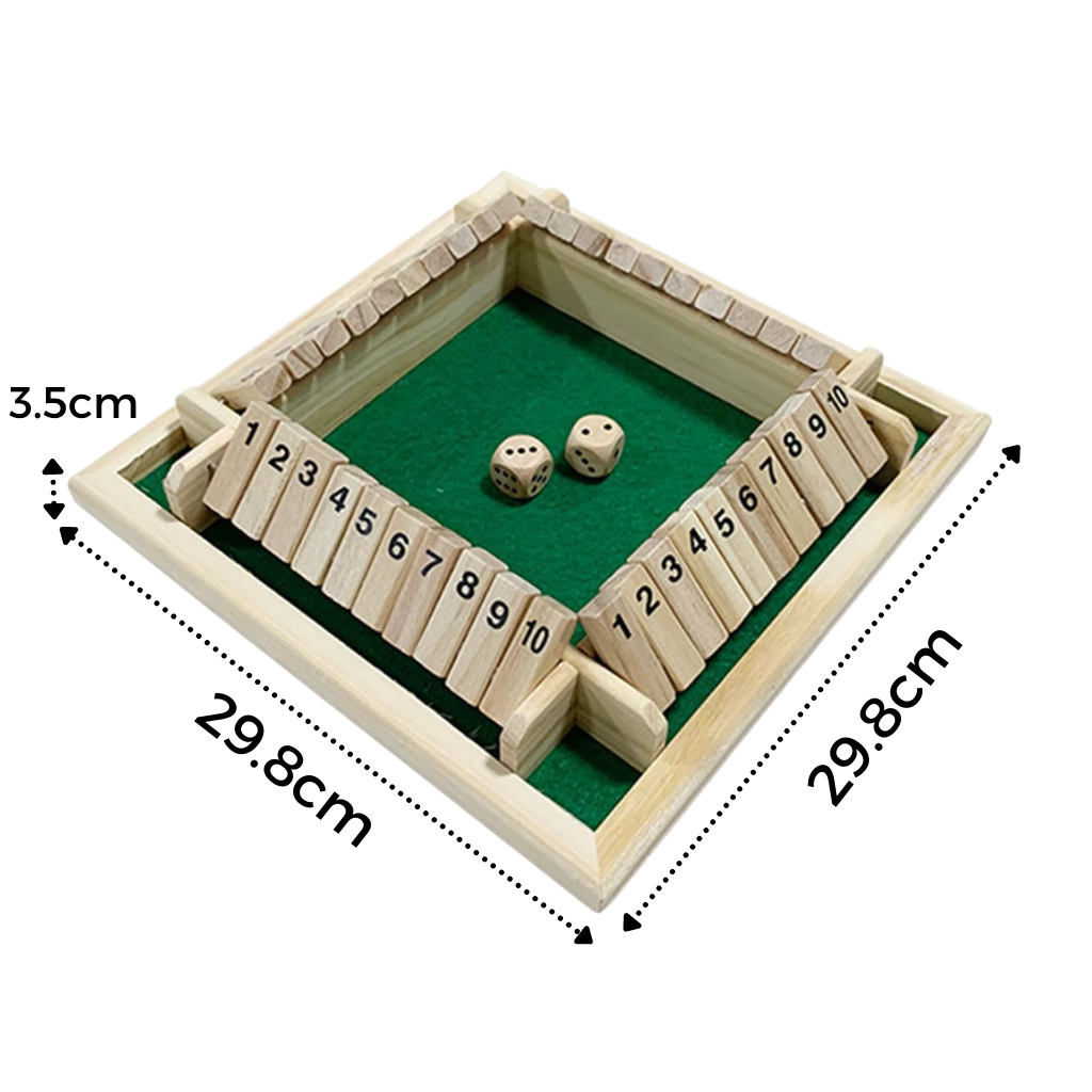 Gioco di dadi in legno - Ozerty