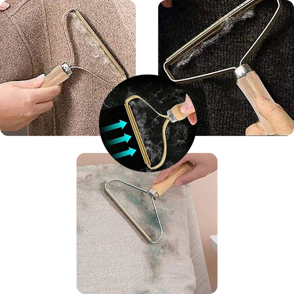 Rimuovi-peli di animali domestici in legno - Ozerty