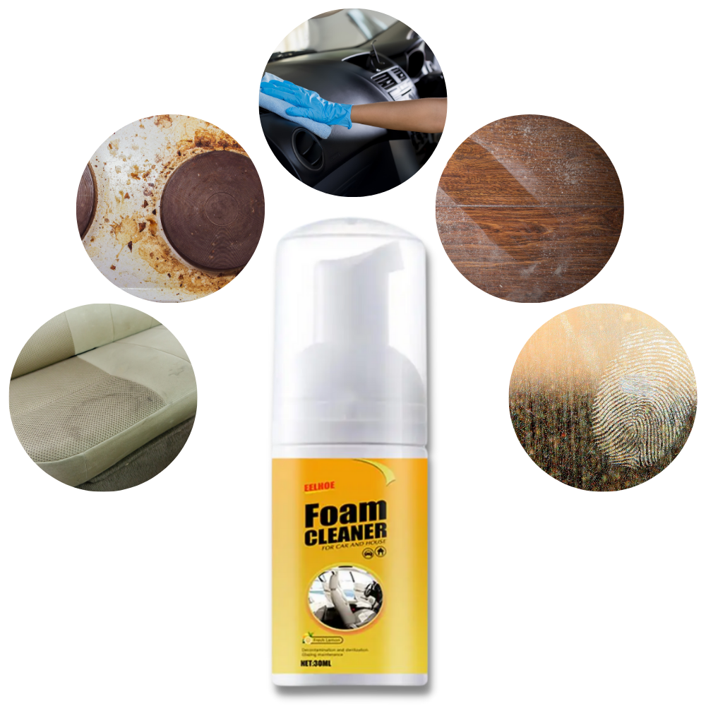 Pulitore a schiuma per pulizia profonda dell'auto - Ozerty