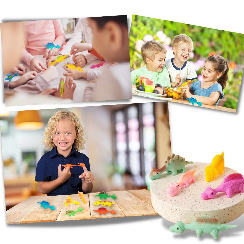 Dinosauro da dito con fionda appiccicosa - Ozerty