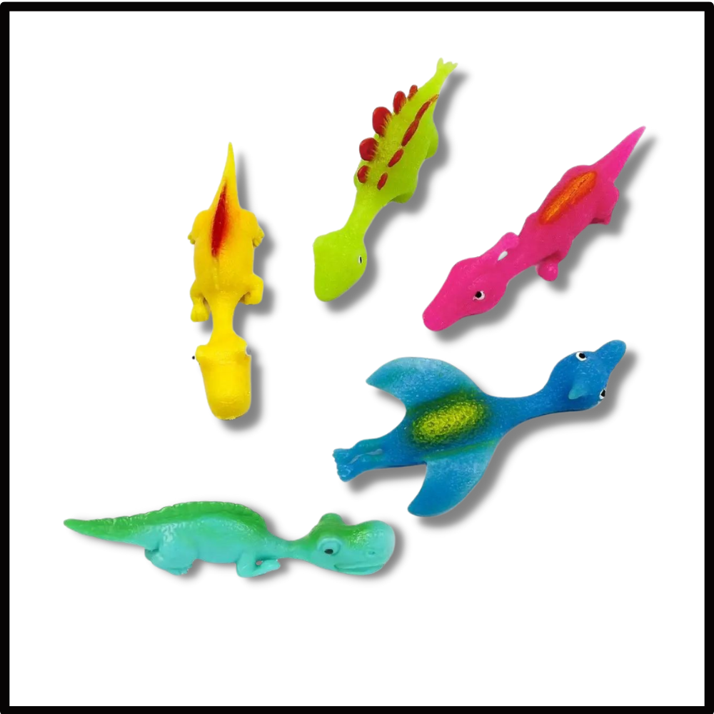 Dinosauro da dito con fionda appiccicosa - Ozerty