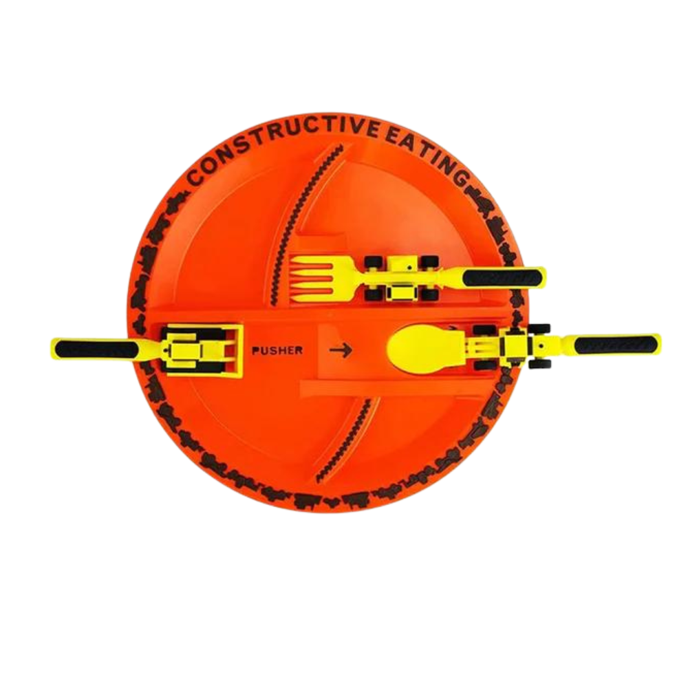 Set di piatti e utensili per un'alimentazione creativa e costruttiva -Set completo - Ozerty