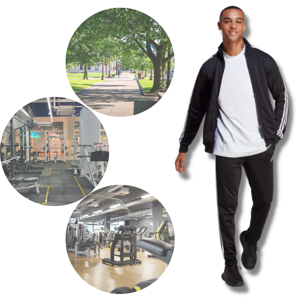 Tuta da ginnastica dinamica da uomo - Ozerty