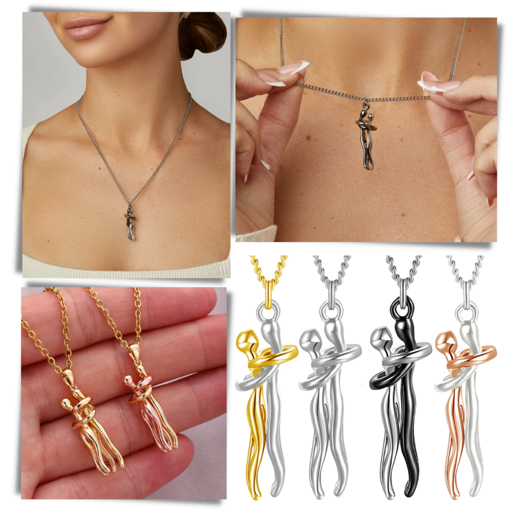 Collana per coppia Abbraccio d'Amore - Ozerty