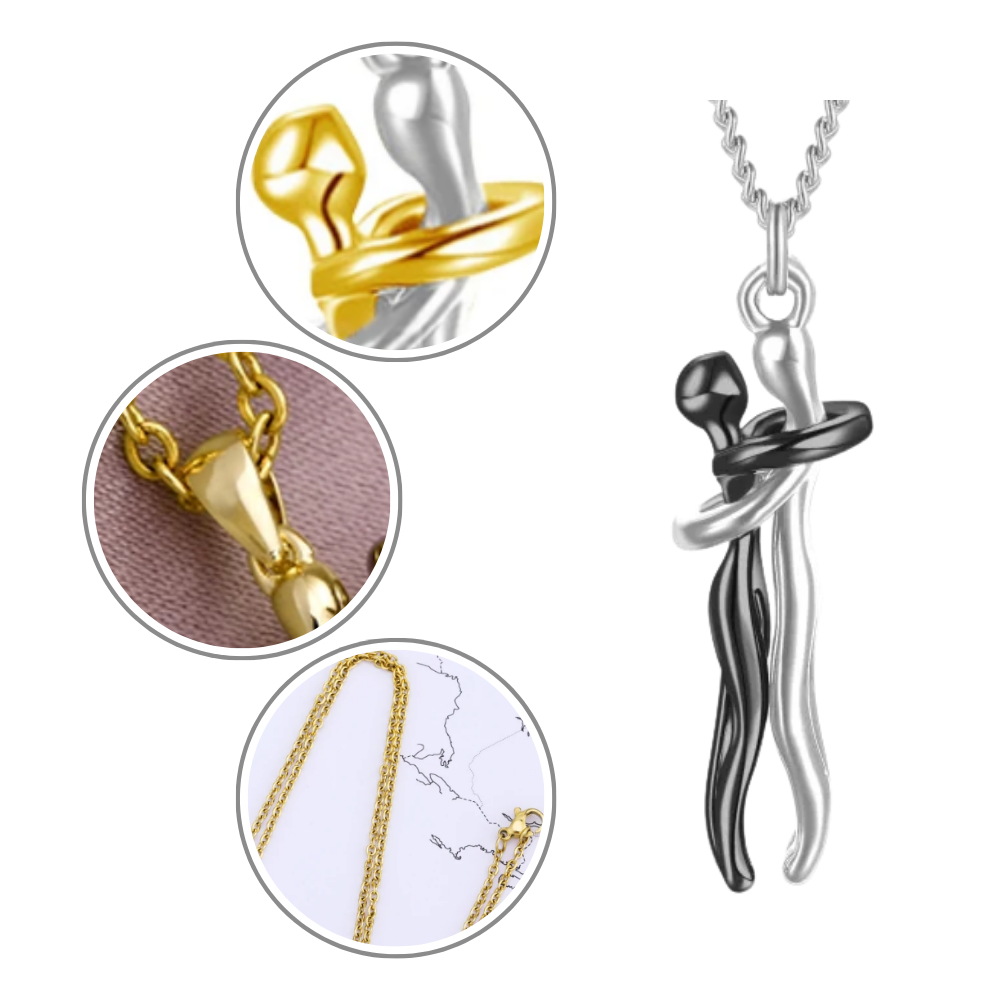 Collana per coppia Abbraccio d'Amore - Ozerty
