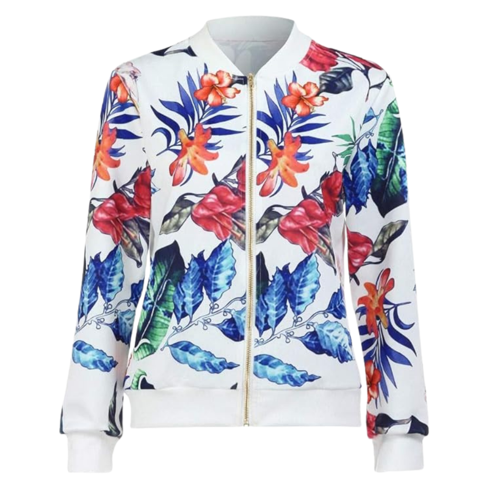 Giacca bomber a maniche lunghe a fiori
-Bianco/SBianco/MBianco/LBianco/XLBianco/XXLBianco/3XLBianco/4XLBianco/5XL - Ozerty