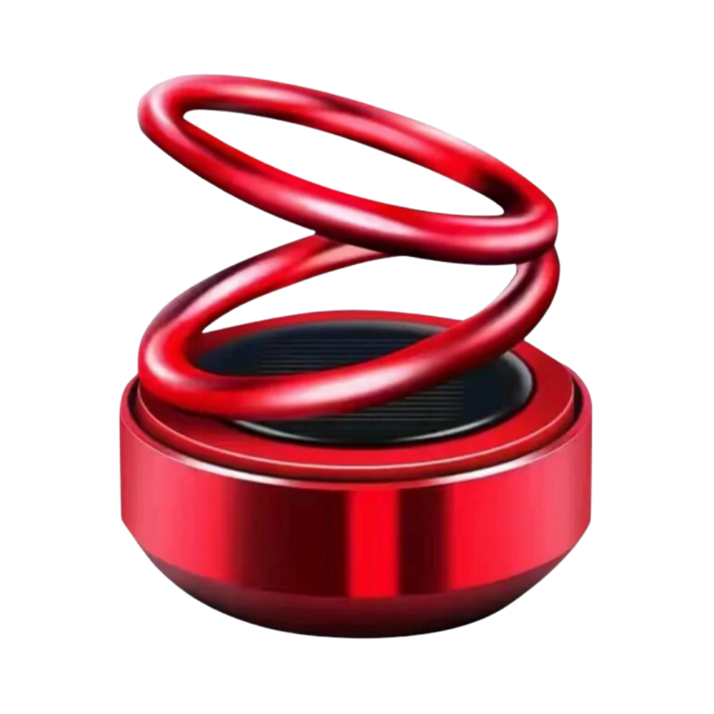 Riscaldatore per auto e sbrinatore per parabrezza ad energia solare -Rosso - Ozerty