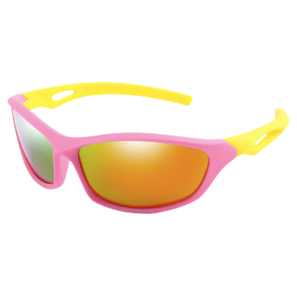 Kids polarized sports sunglasses with strap