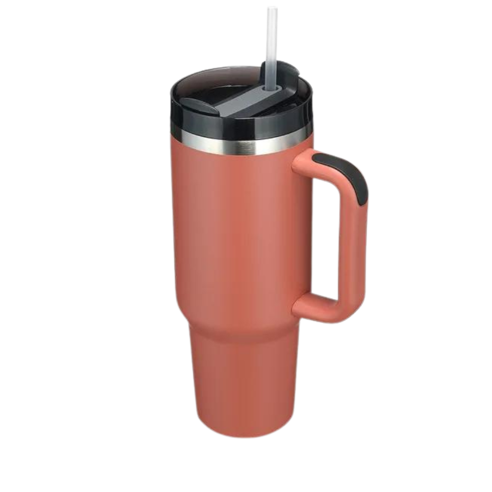 Tazza per auto di grande capacità con manico -Ruggine - Ozerty