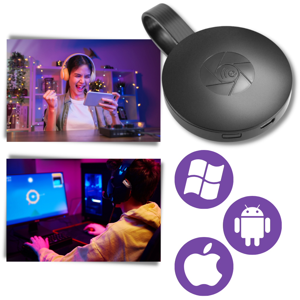 Stick TV HDMI Dongle per Proiezione da Telefono - Ozerty