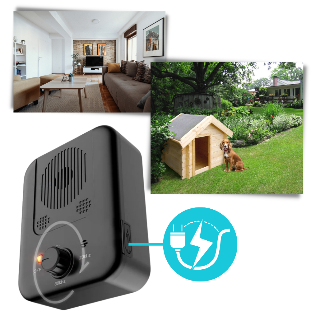 Deterrente ad ultrasuoni per l'abbaio del cane - Ozerty