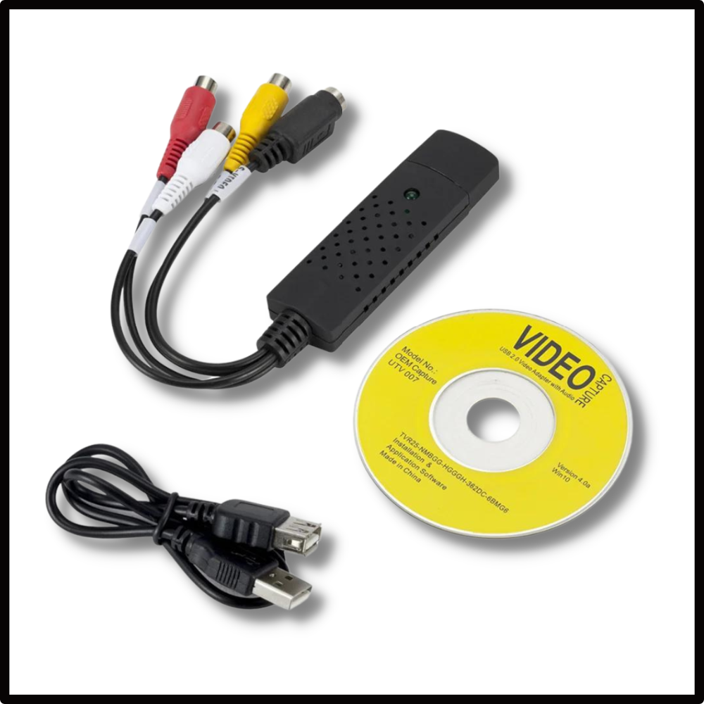 Adattatore di cattura USB 2.0 Video TV DVD VHS DVR - Ozerty