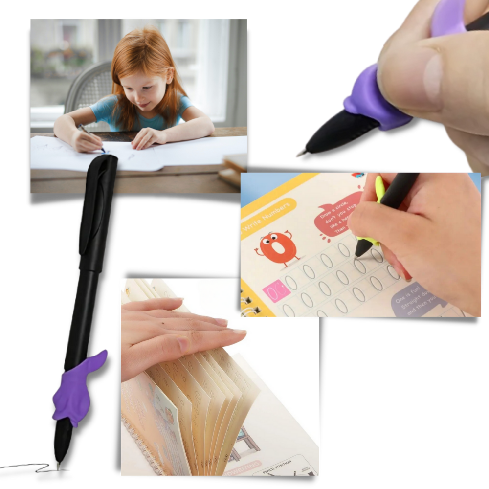 Quaderni di Pratica con Solchi Scrivibili e Cancellabili - Ozerty