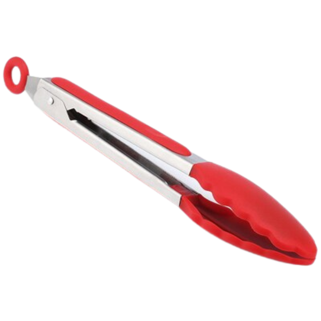 Pinza per barbecue con impugnatura in silicone