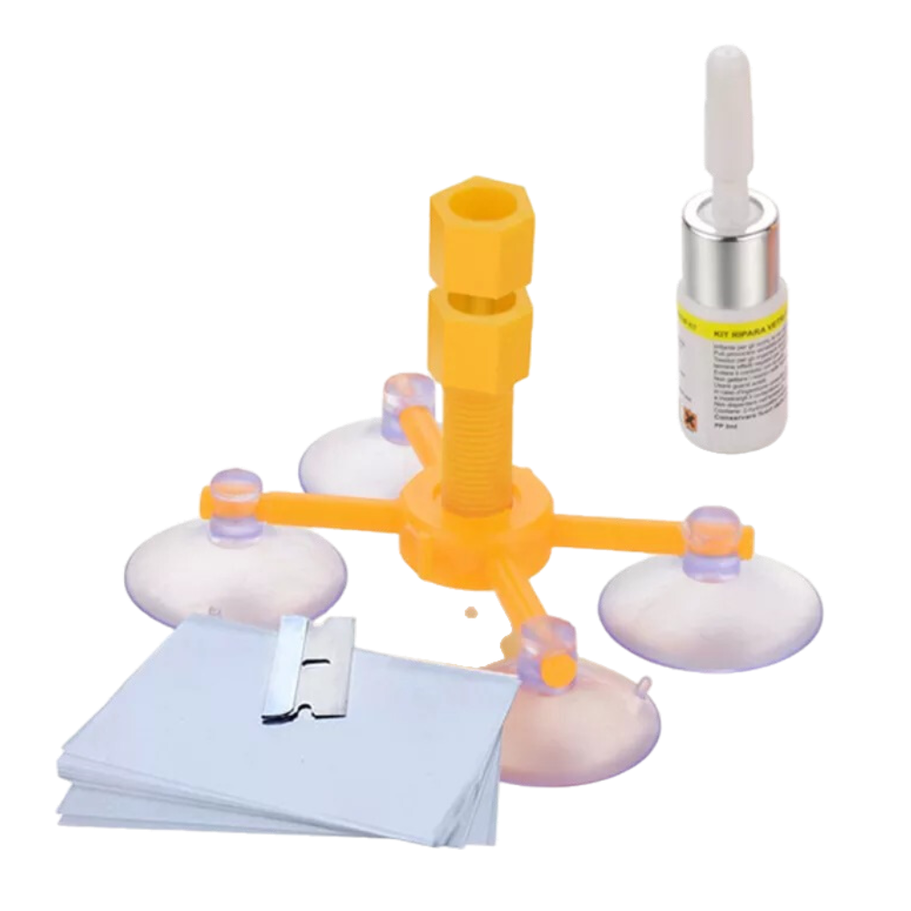 Kit di riparazione del vetro del parabrezza