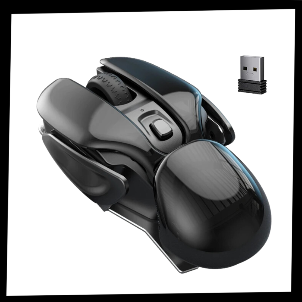 Mouse da gioco ergonomico senza fili