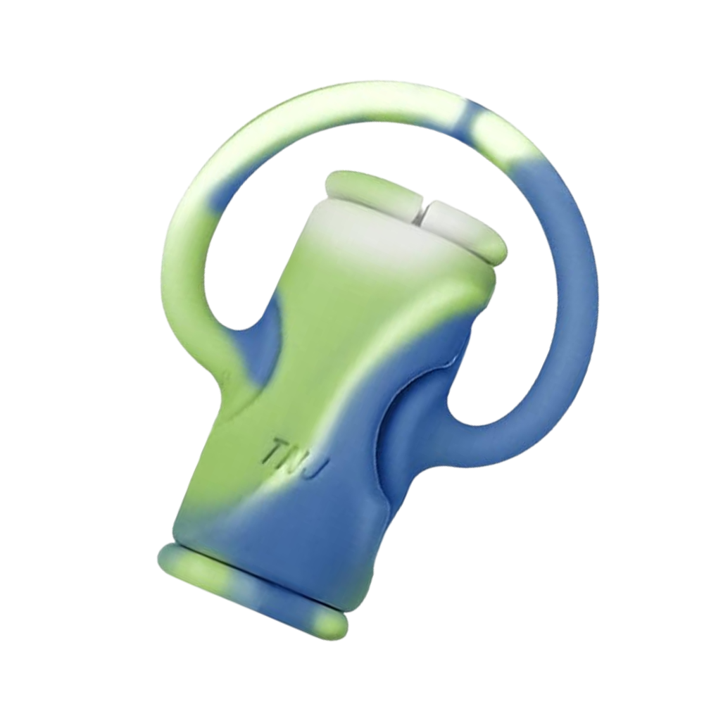 Avvolgicavo in silicone 2 in 1 -Blu Verde - Ozerty