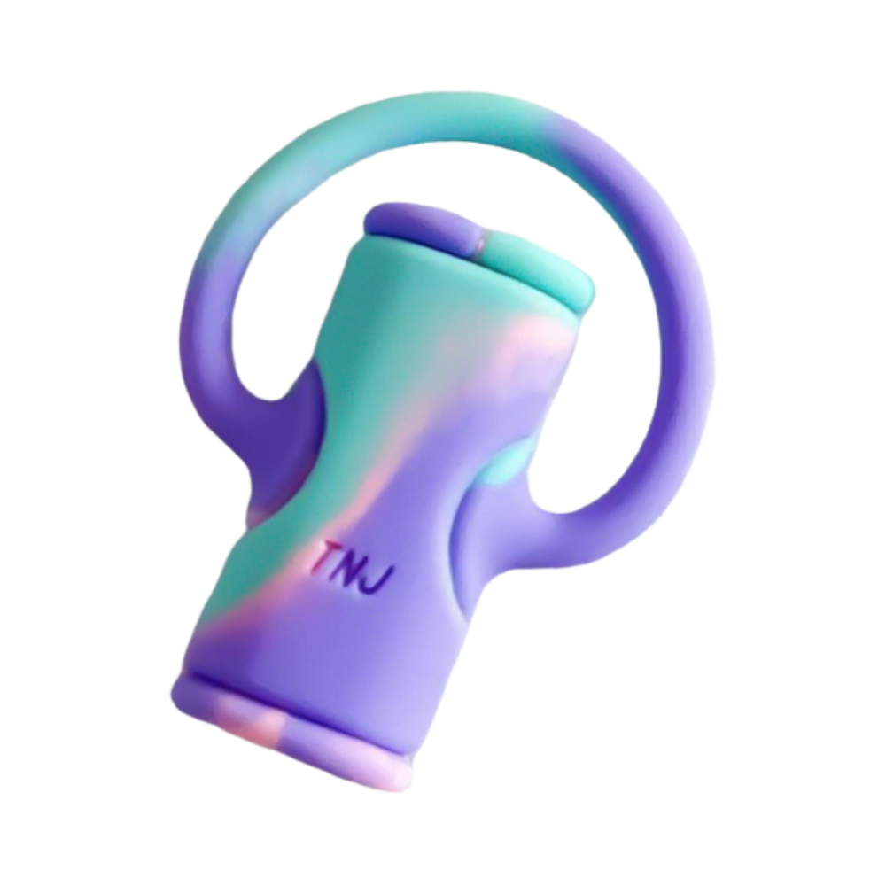 Avvolgicavo in silicone 2 in 1 -Blu Viola - Ozerty