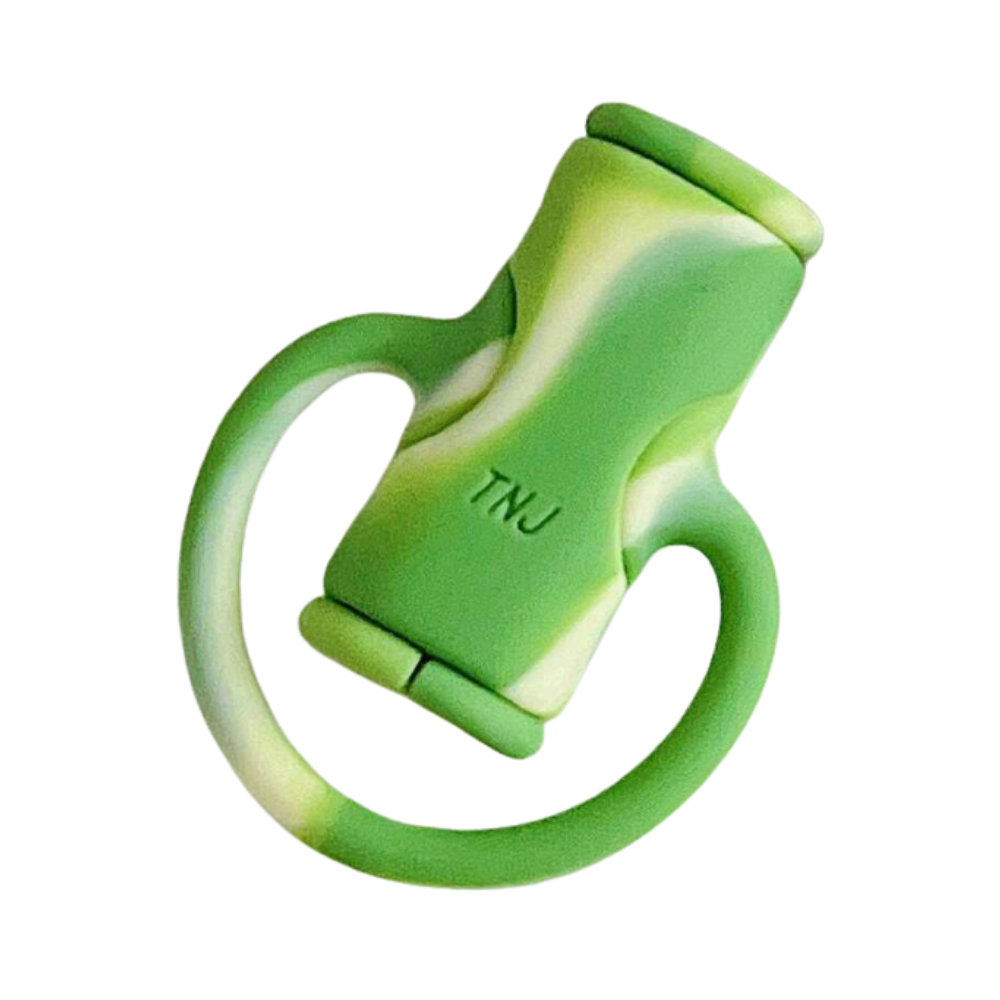 Avvolgicavo in silicone 2 in 1 -Verde sfumato - Ozerty