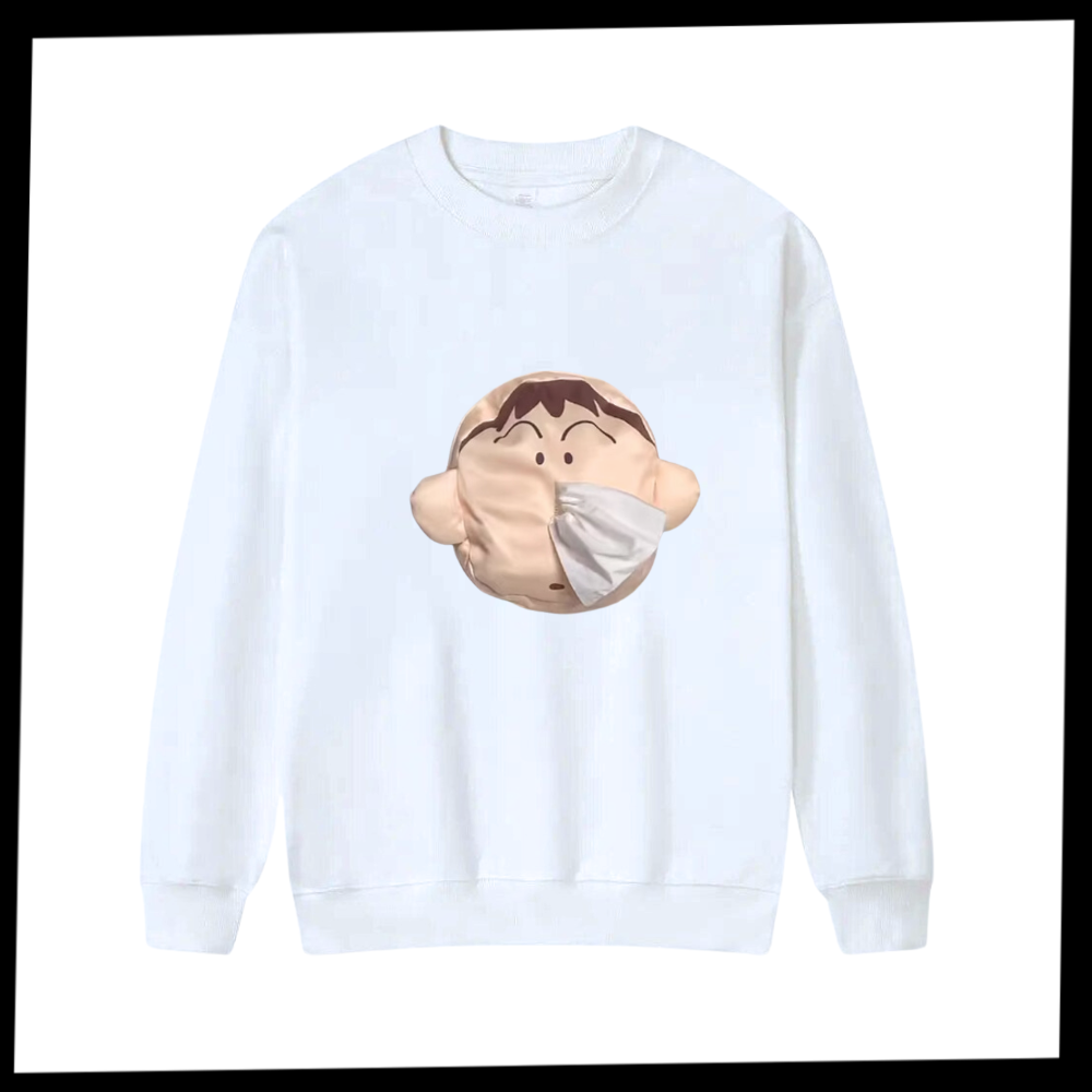 Maglietta Shin Chan 3D con Fazzoletti Incorporati - Ozerty