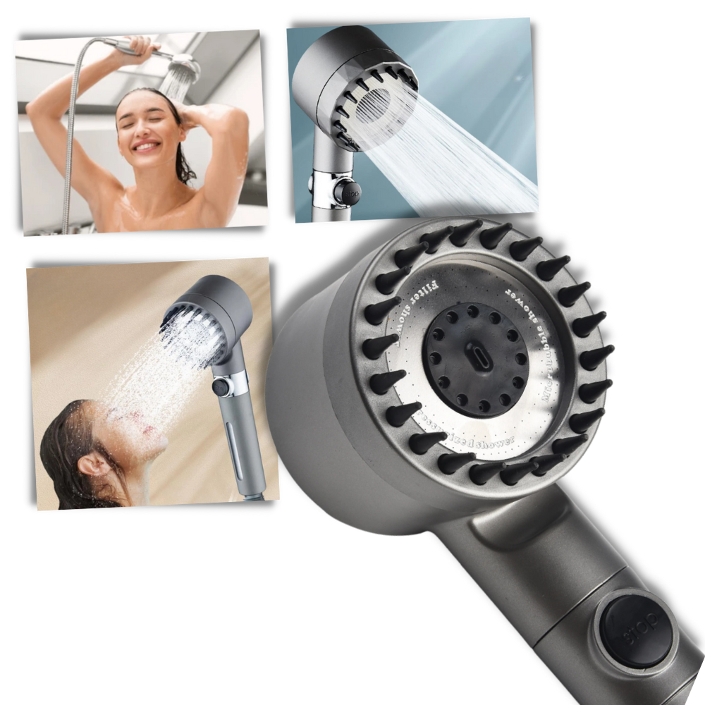 Soffione ad alta pressione 4 in 1 - Ozerty