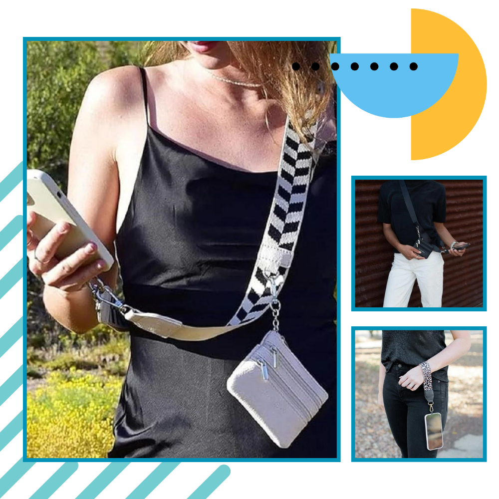 Cinturino regolabile per telefono a tracolla - Ozerty