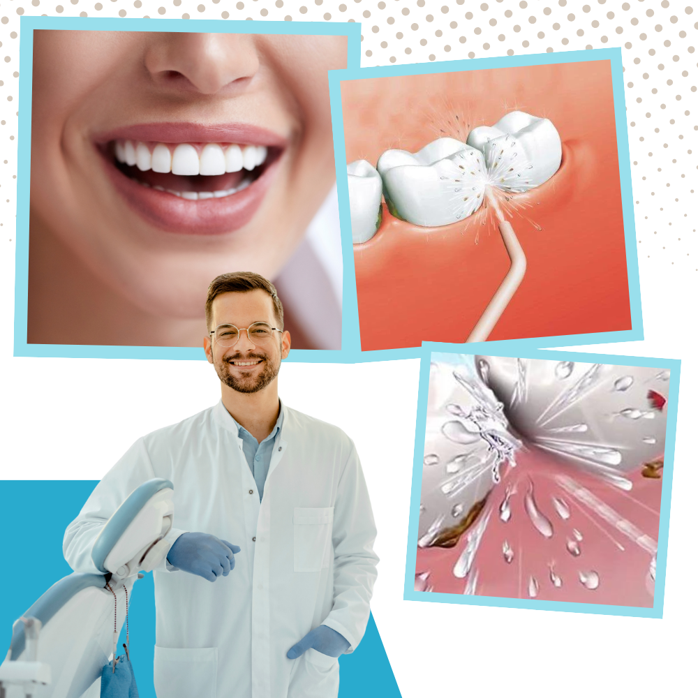 Filo interdentale per denti ad aria compressa - Ozerty