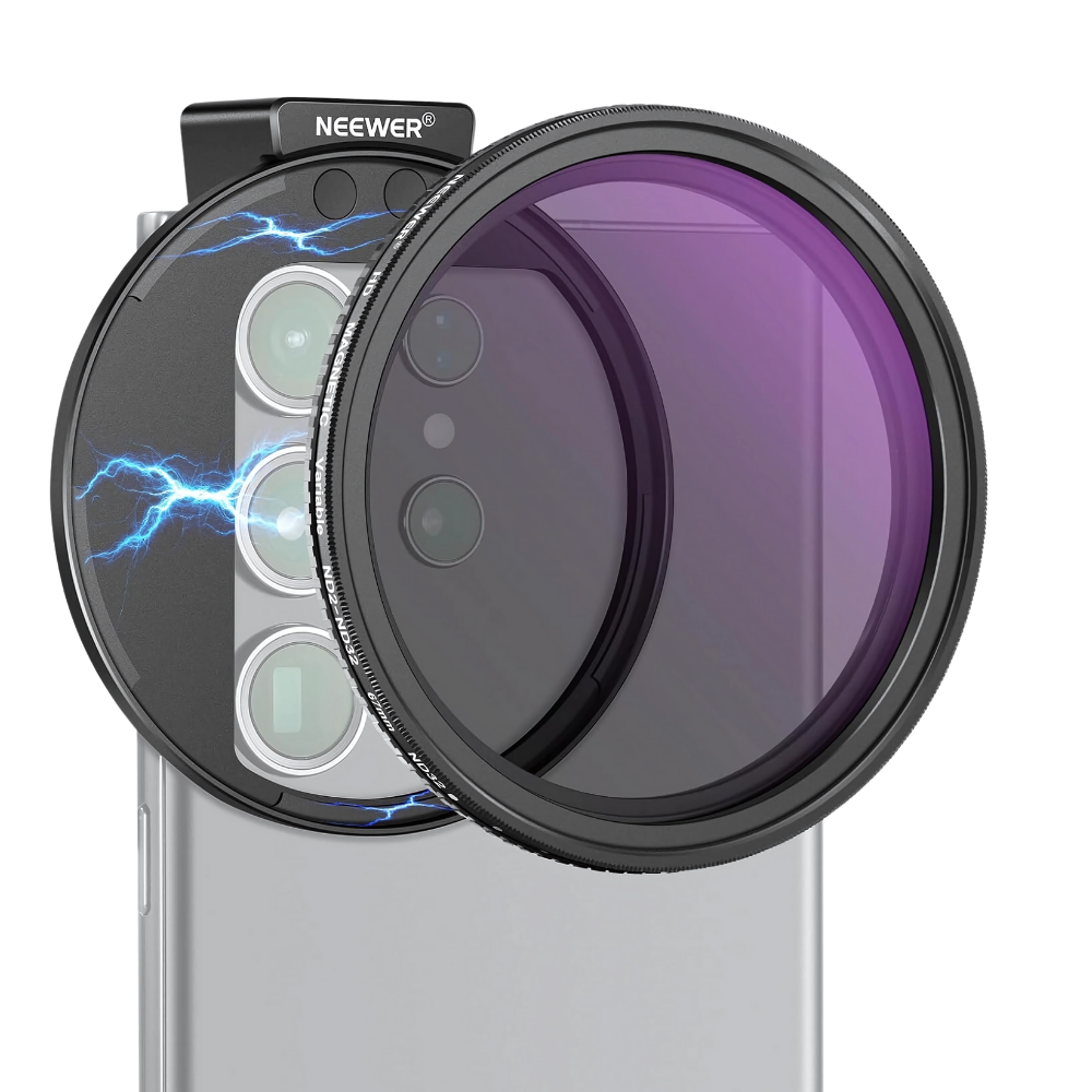Obiettivo con Filtro per Smartphone Collegabile -Magnetico - Ozerty