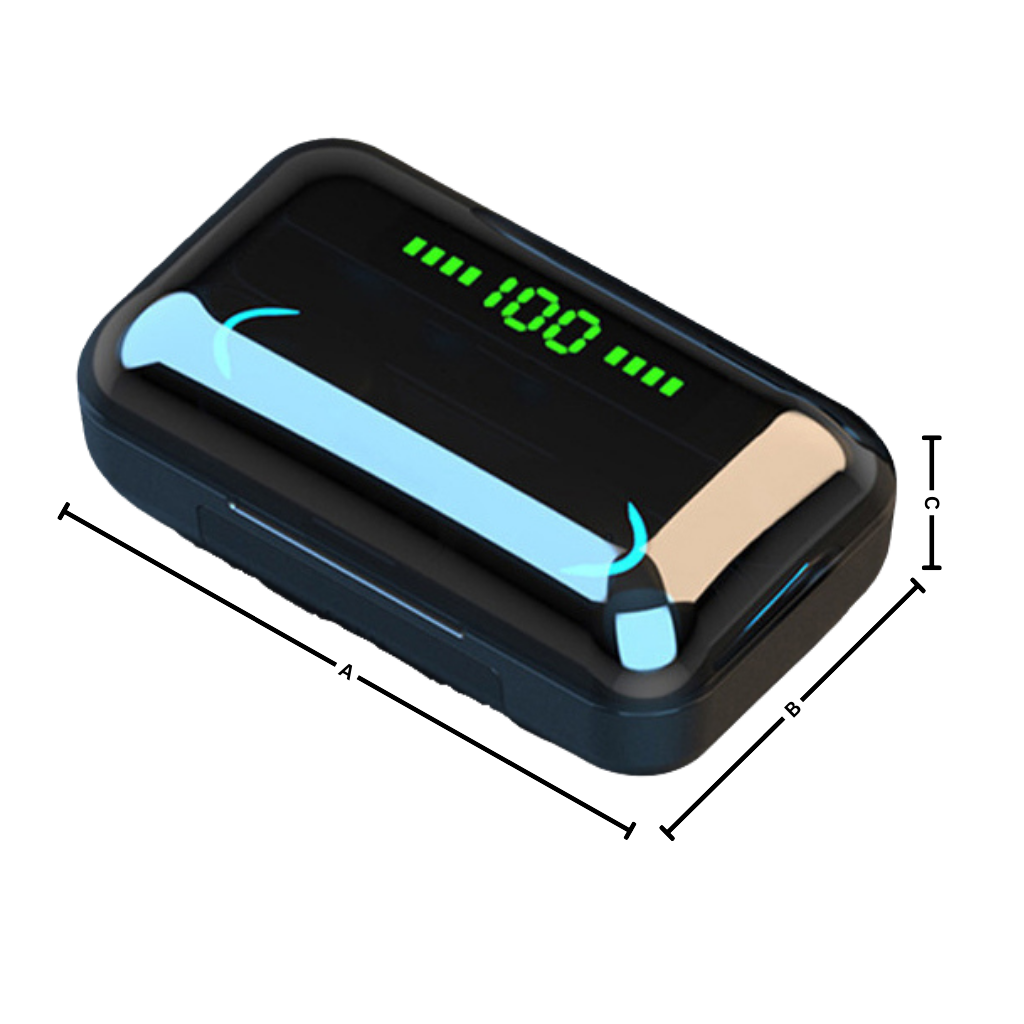Auricolari Bluetooth con scatola di ricarica della batteria