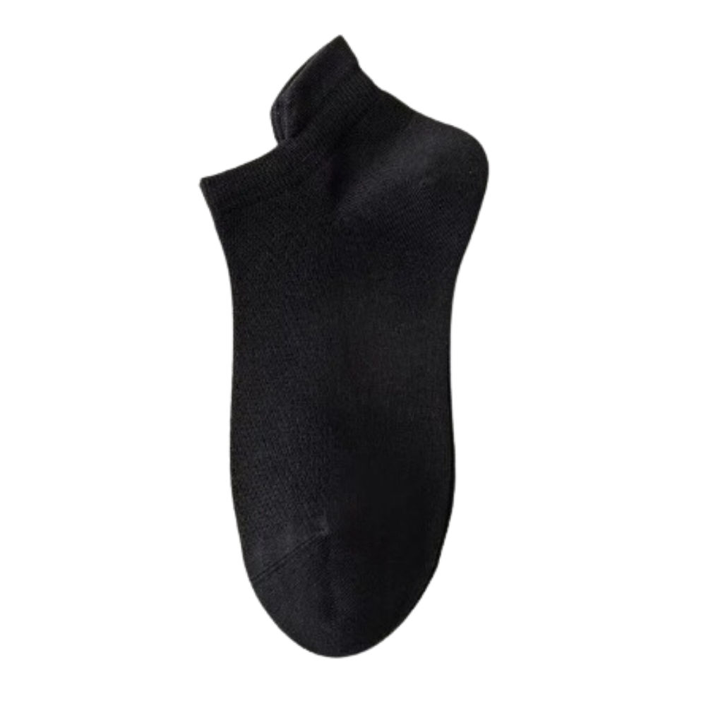 Calzini in cotone traspiranti e morbidi -Nero/EU35-40 - Ozerty