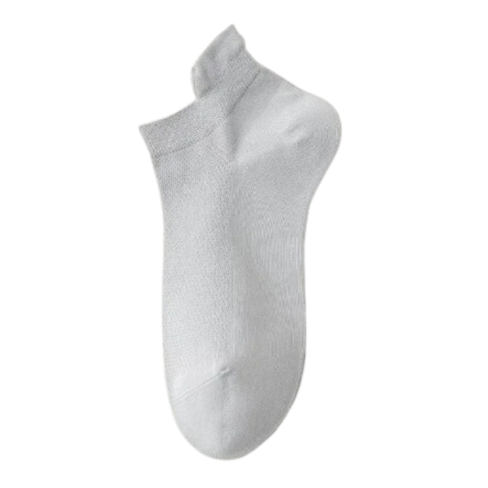 Calzini in cotone traspiranti e morbidi -Grigio chiaro/EU35-40 - Ozerty