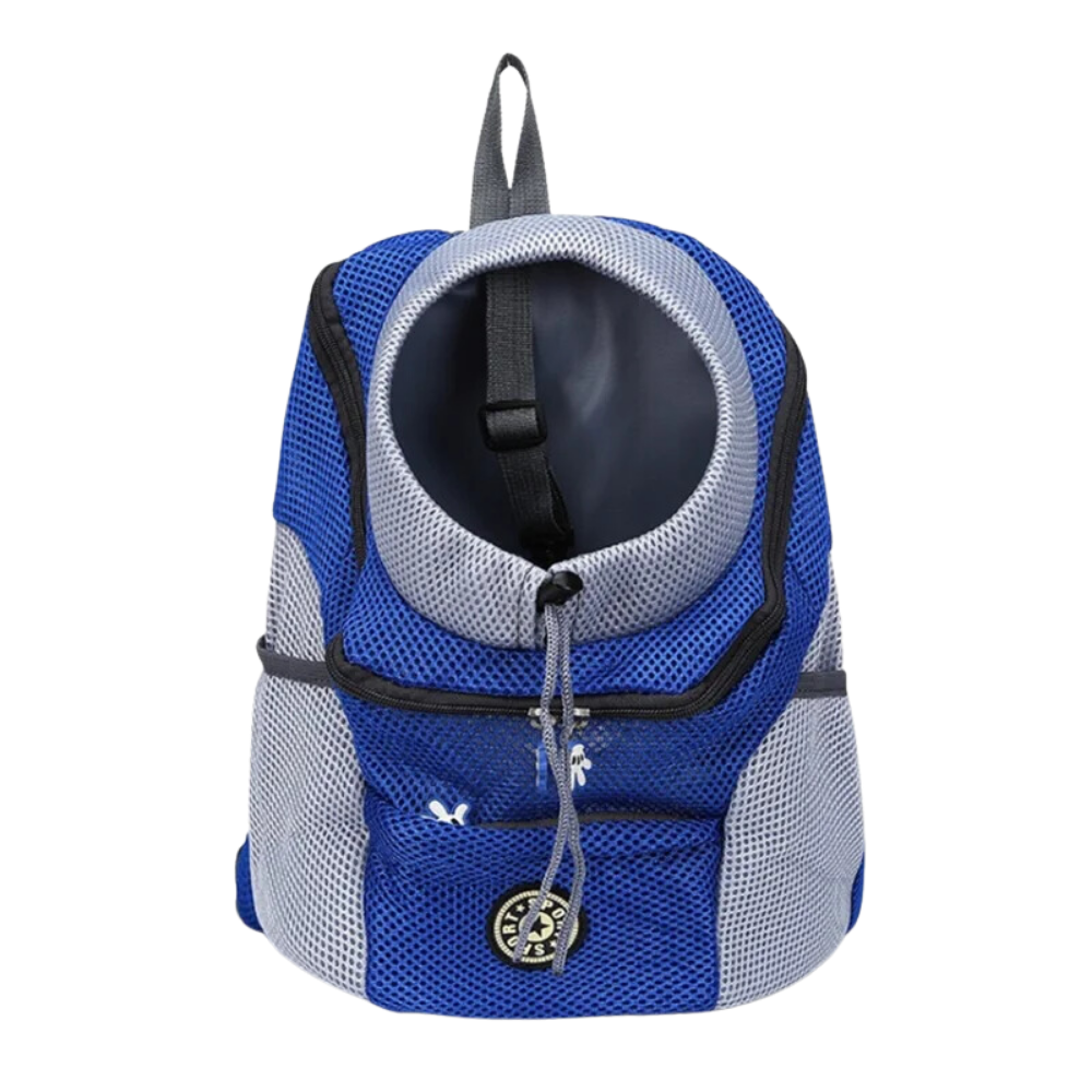 Zaino traspirante per cani -Blu/SBlu/MBlu/L - Ozerty