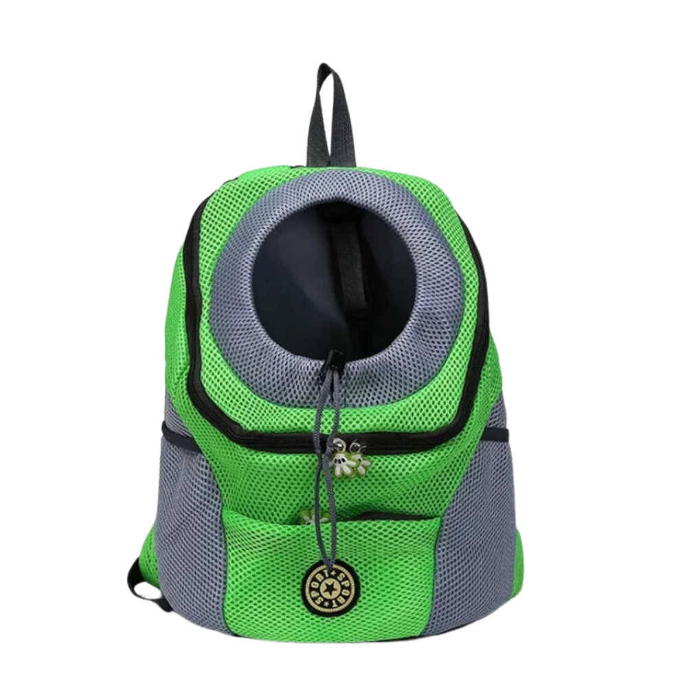 Zaino traspirante per cani -Verde/SVerde/MVerde/L - Ozerty