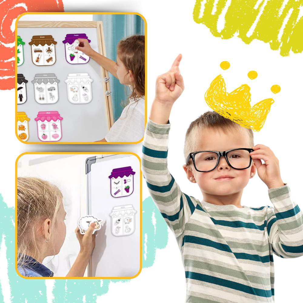 Magneti educativi colorati - Ozerty