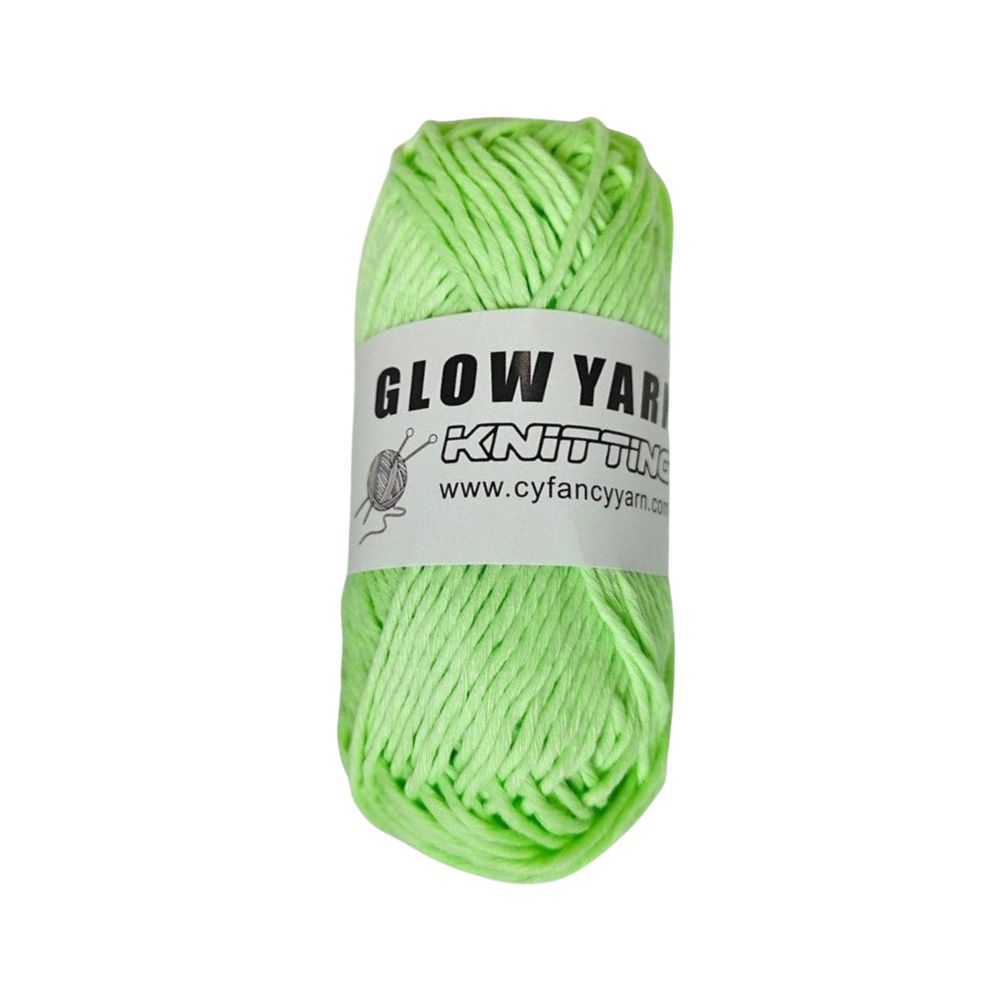 Filato colorato a bagliore morbido -Verde - Ozerty