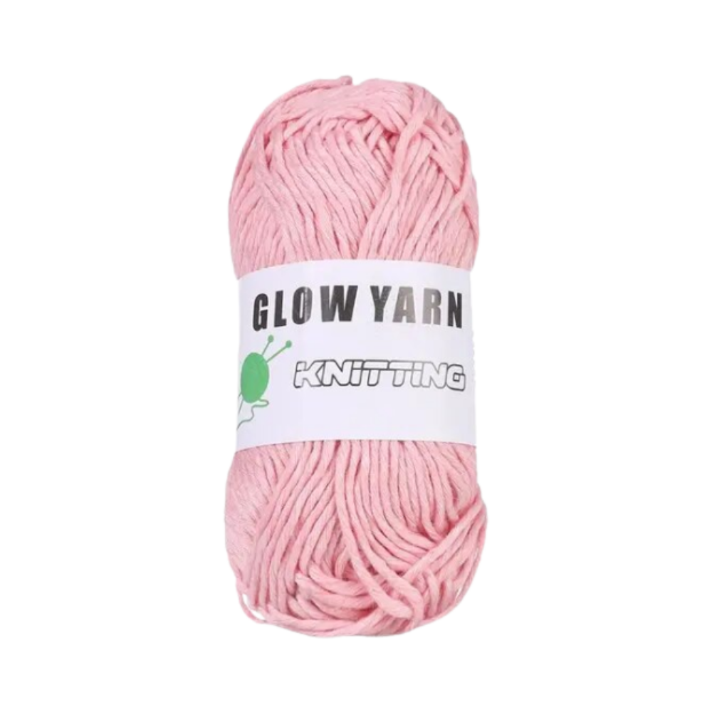 Filato colorato a bagliore morbido -Rosa - Ozerty