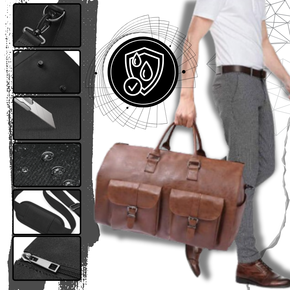 Borsa a Duffel Convertibile per Abbigliamento - Ozerty